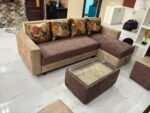 L-Shape Sofa in Dual Colour
