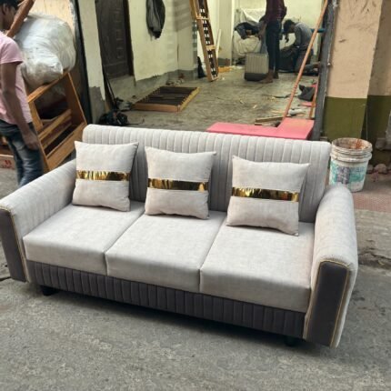 Premium 3 Seater Sofa In Dual Colour Combination