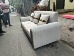 Premium 3 Seater Sofa In Dual Colour Combination - Image 2