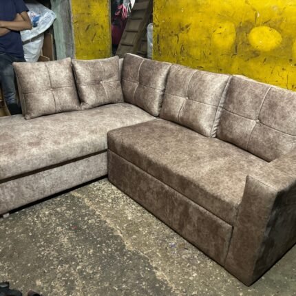 L-Shape Sofa Cum Bed