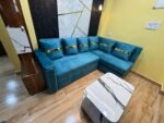 Elegant L-Shape Sofa Cum Bed - Image 2