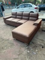 Premium Leather Finishing L-Shape Sofa - Image 3