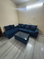 Stylish L-Shape Sofa in Royal blue - Image 2
