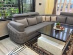Premium L-Shape Sofa In Medium Grey - Image 2